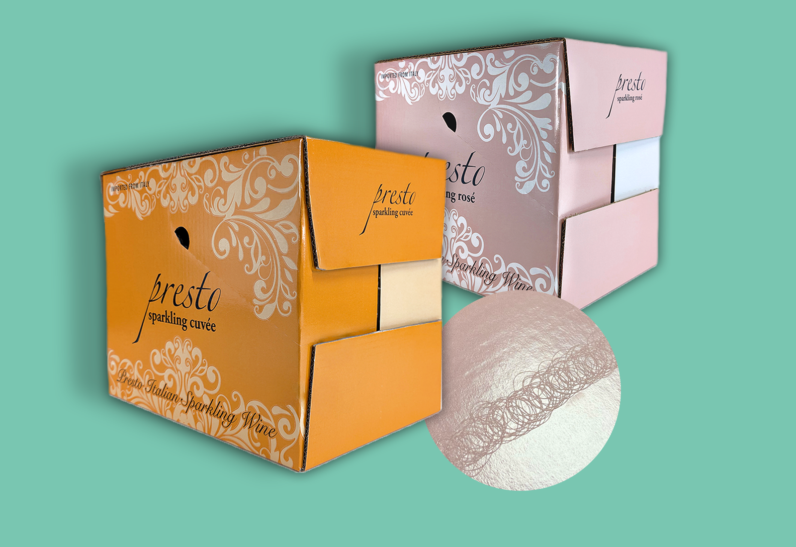 scatola wrap around con easy open per diventare espositore da banco