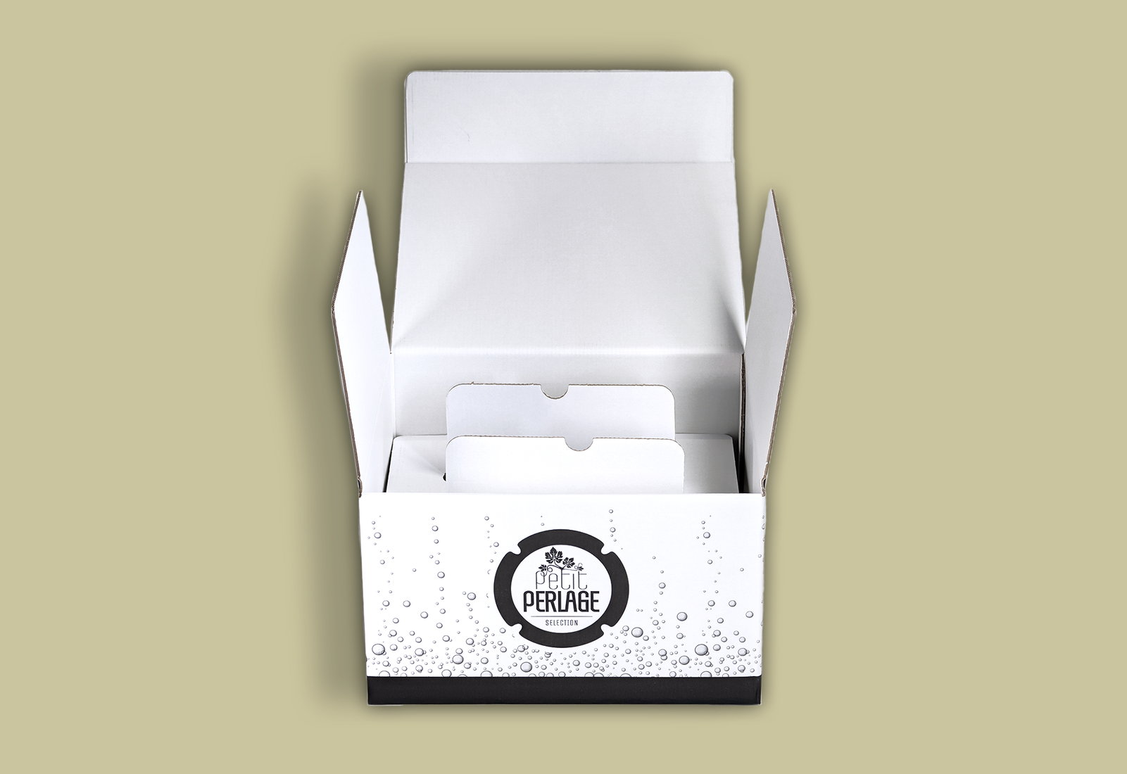 scatola quiky per bottiglie di champagne