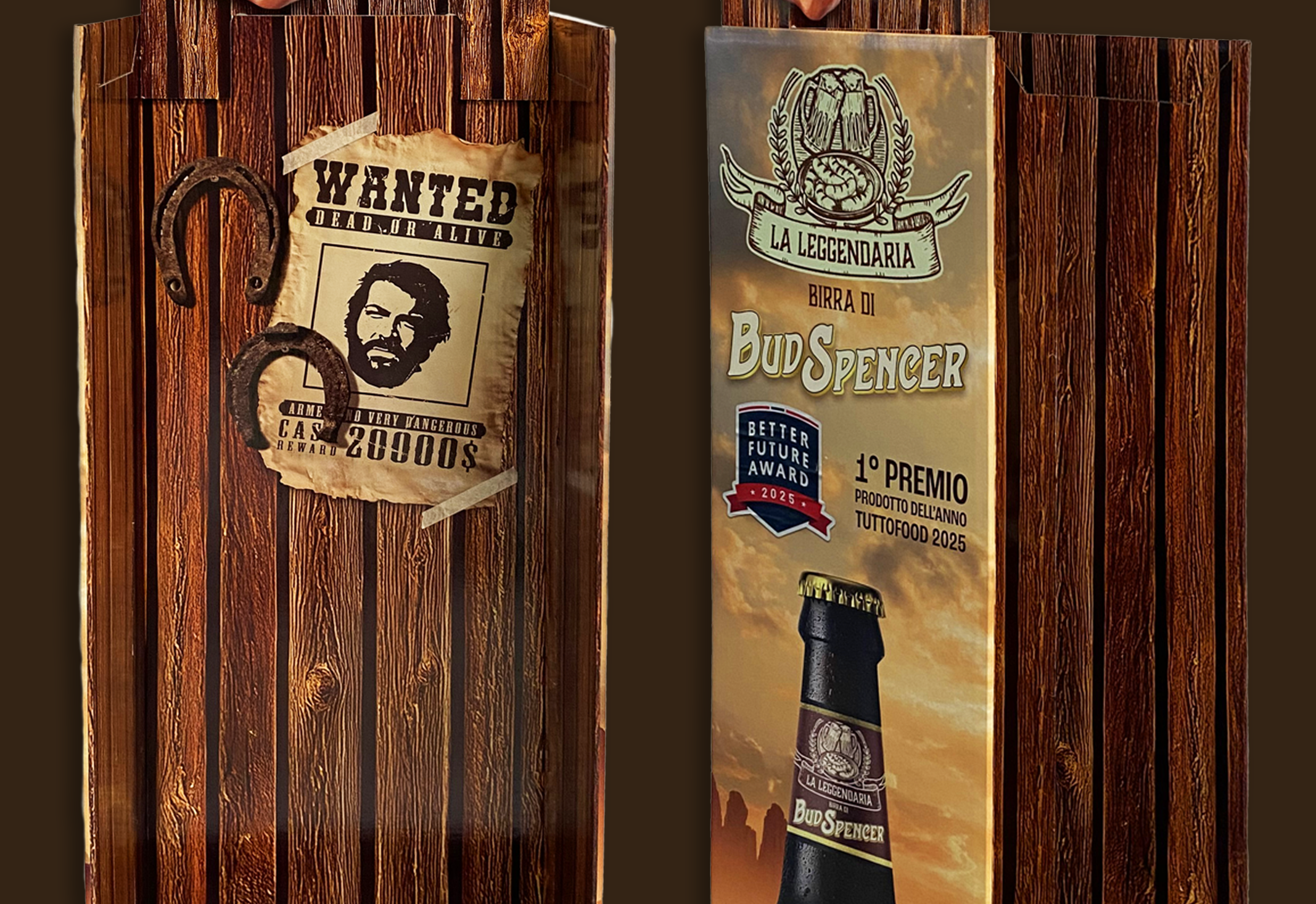 dettaglio stampa per espositori da terra bud spencer