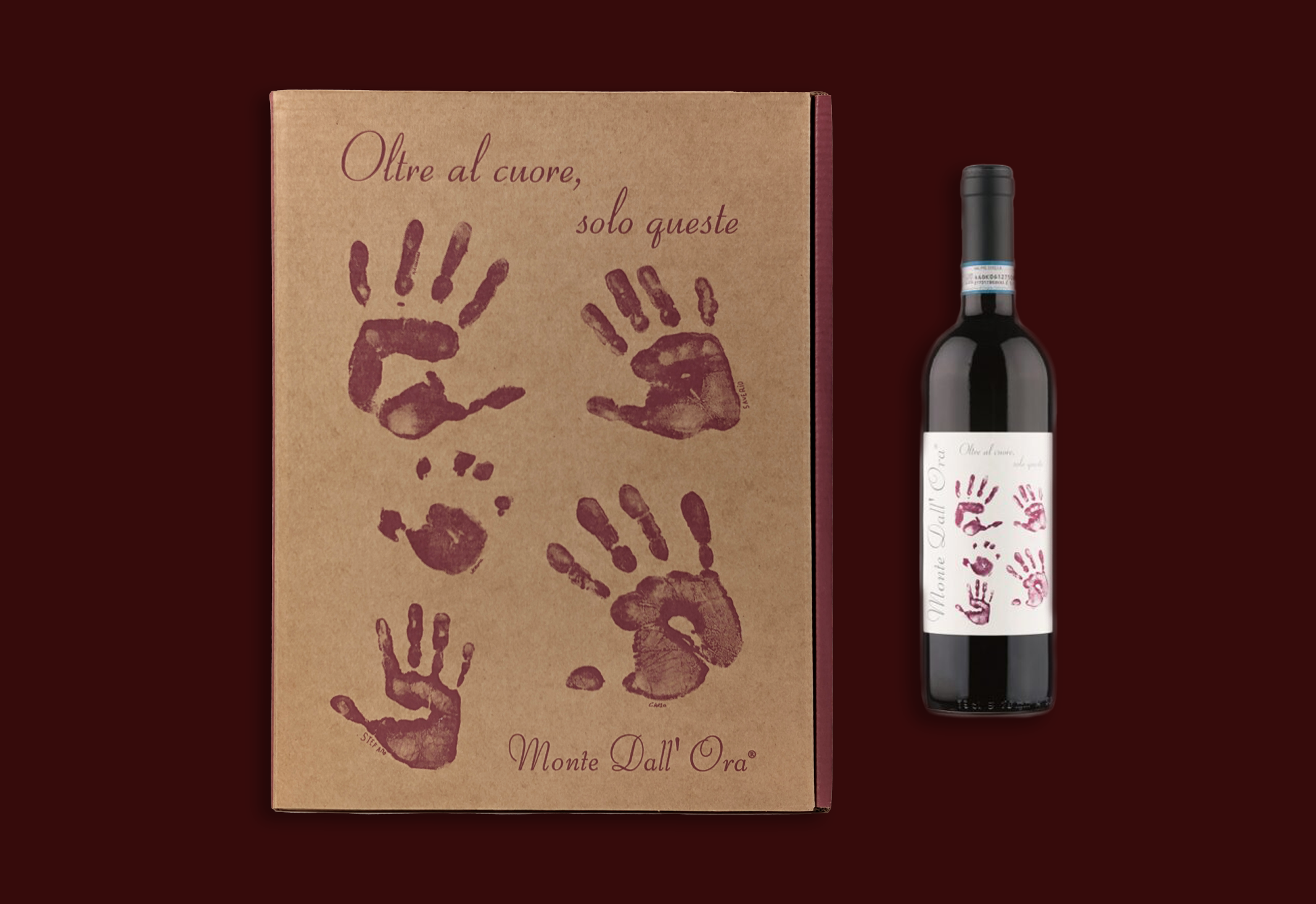 quiky® per bottiglie di vino con stampa personalizzata