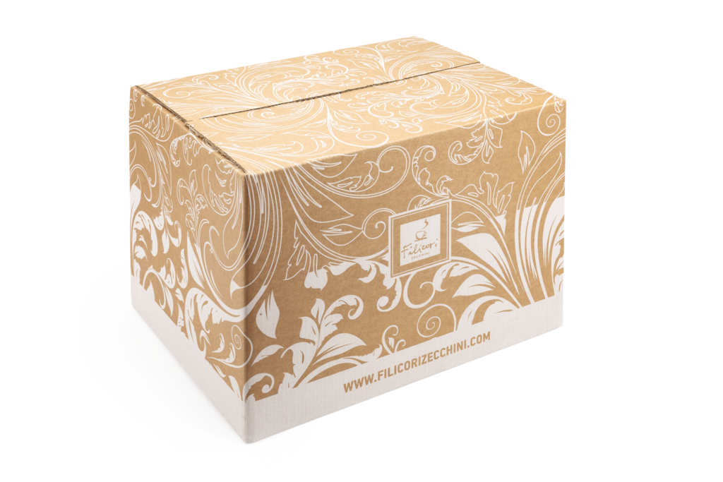 scatola americana per caffè con stampa a un colore 